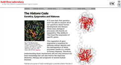 Desktop Screenshot of histonecode.com